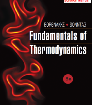 Textbook Solution Manuals - Thermodynamics 8th